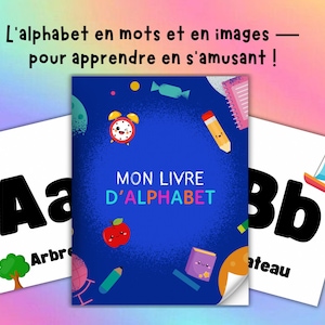 Livre d&#39;Alphabet pour Enfants | Livre d&#39;Apprentissage d&#39;Alphabet pour Enfants | Apprentissage des Lettres A à Z | Apprendre l&#39;Alphabet