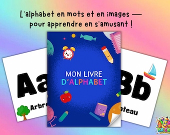 Livre d'Apprentissage d'Alphabet pour Enfant