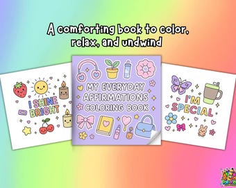 みんなのためのポジティブな肯定の塗り絵