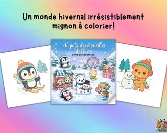 Au Pays des Merveilles d'Hiver : Livre de Coloriage für alle