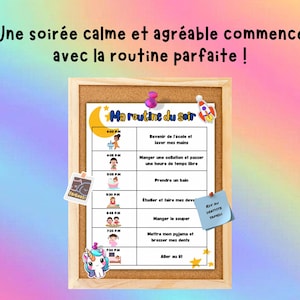 Routine du Soir Personnalisable pour Enfant