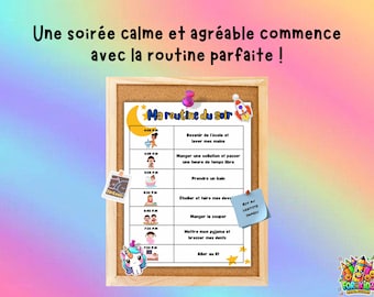 Routine du Soir Personnalisable pour Enfant