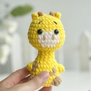 Giraffe No Sew Crochet Pattern, No Sew Amigurumi Crochet Patterns, Crochet Pattern, Plushie Pattern