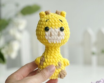 Giraffe No Sew Crochet Pattern, No Sew Amigurumi Crochet Patterns, Crochet Pattern, Plushie Pattern