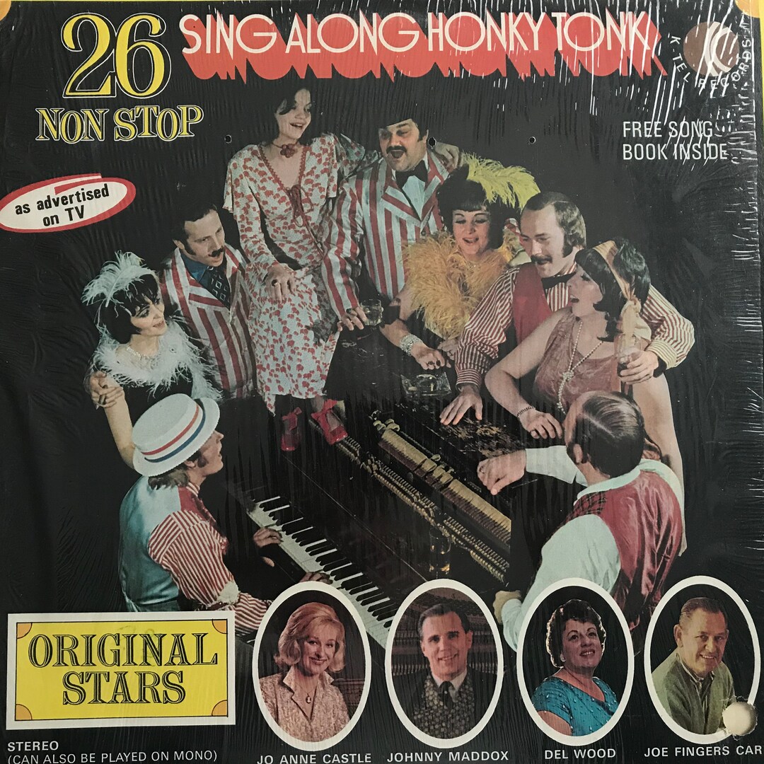 Sing Along Honky Tonk LP Vinyl Record - Jo Anne Castle, Johnny Maddox ...