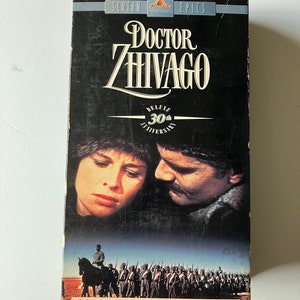 Dr. Zhivago Movie. VHS 2 part movie.