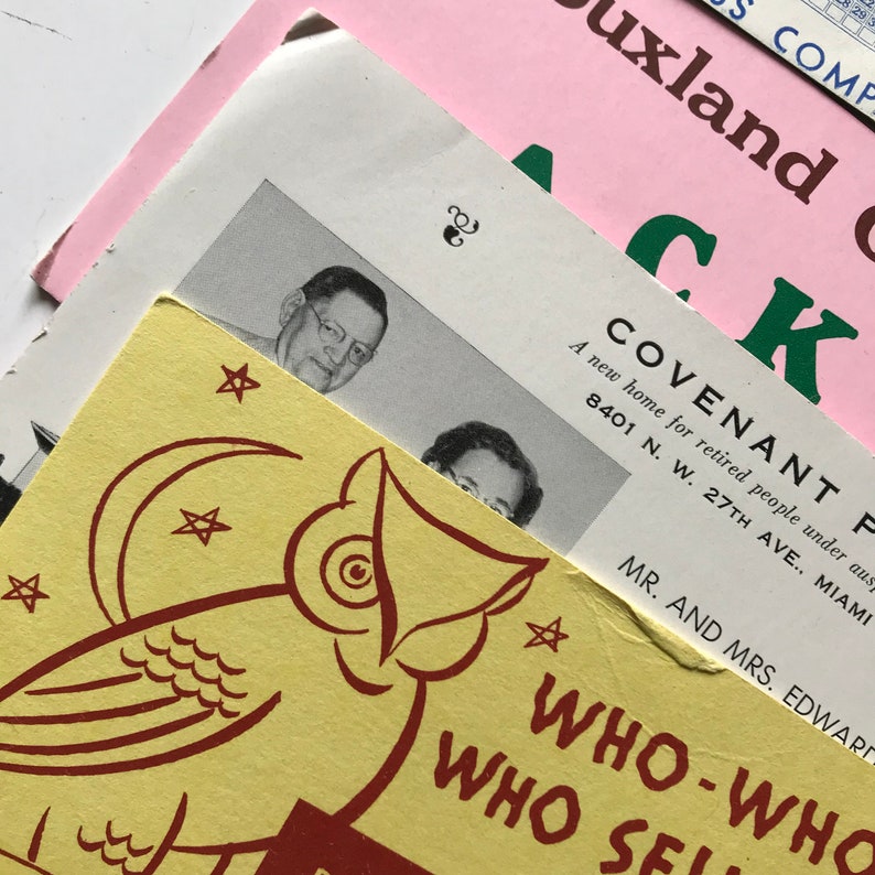 Vintage Ink Blotters Ink Blotters Fountain Pen Ink Blotters Etsy