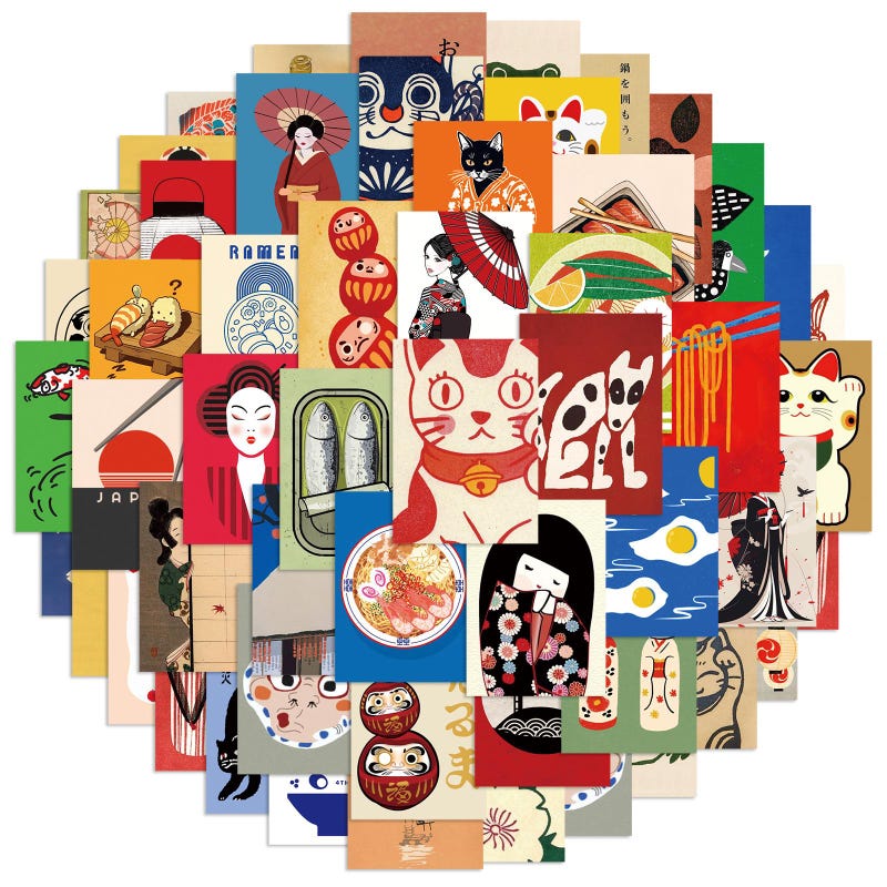 Japanese Sticker Pack - Etsy