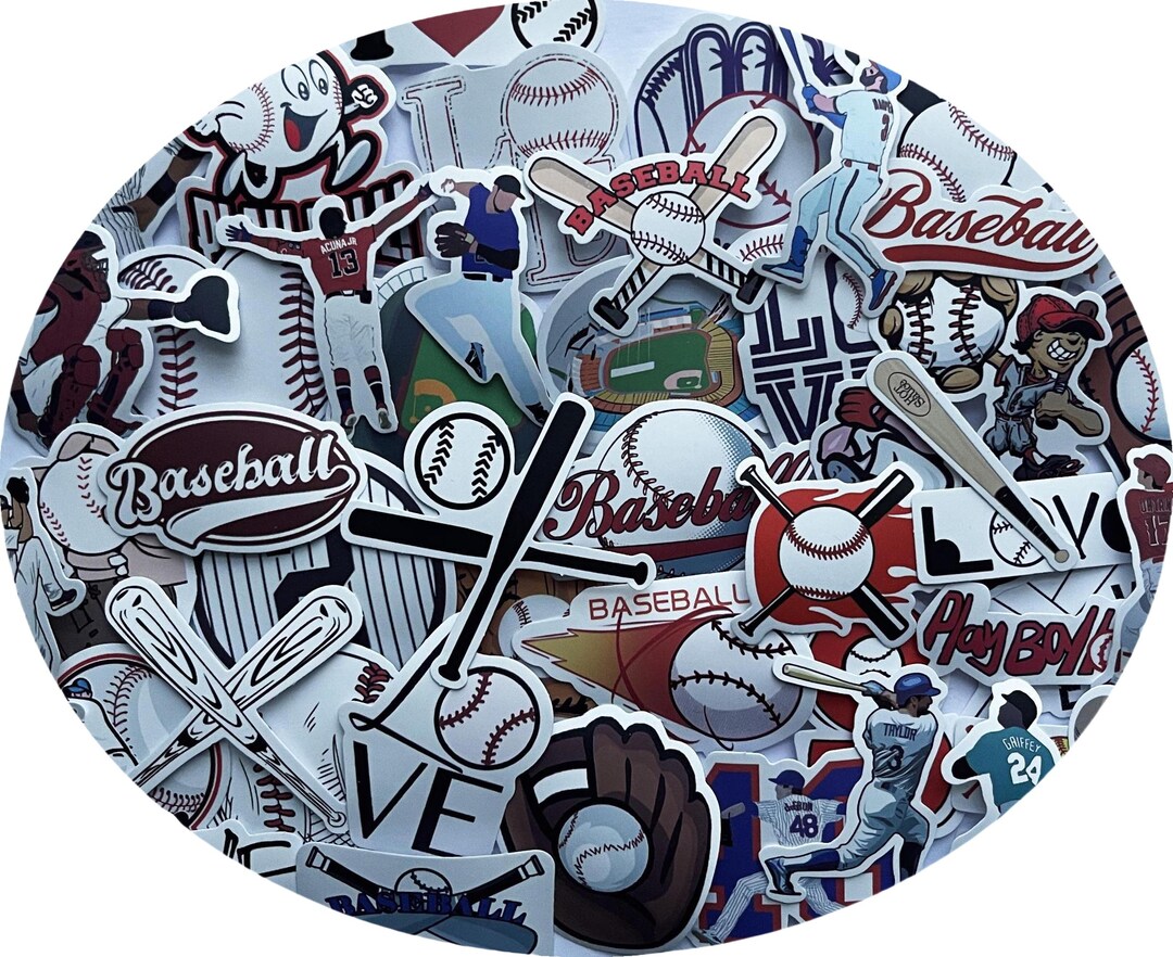 Baseball Stickers, Viny Stickers,10-50pcs Random Pack, FREE Shipping ...