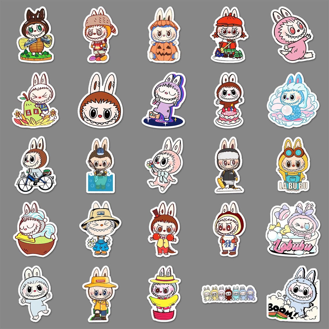 Labu Stickers, Cute Stickers,viny Stickers,10-50pcs Random Pack, FREE ...