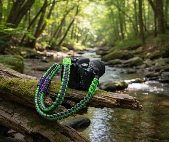 Custom Paracord Strap | Heavy Duty Camera Sling | Replacement Purse & Bag Strap | Gift for Photographer