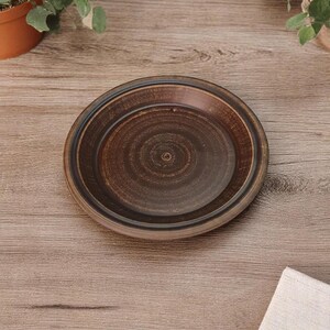 Handmade Rustic Clay Dessert Terracotta plates – Natural Ceramic Appetizer Dish – Eco-Friendly Pottery Tableware