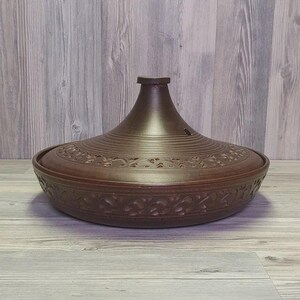 Red terracotta Moroccan cookware 3kg traditional dish