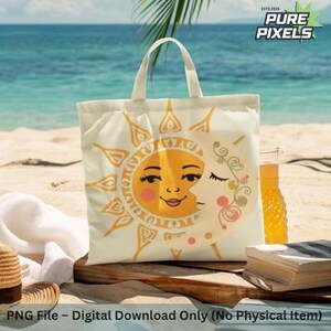 Sun and Moon PNG, Celestial Boho Clipart, Spiritual Sun Moon Digital Art, Mystical Sublimation Design