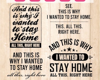 And This Is Why I Wanted To Stay Home Svg Bundle, Funny Introvert Svg, Sarcastic Svg, Svg files for Cricut, Sublimation, Digital file, Png