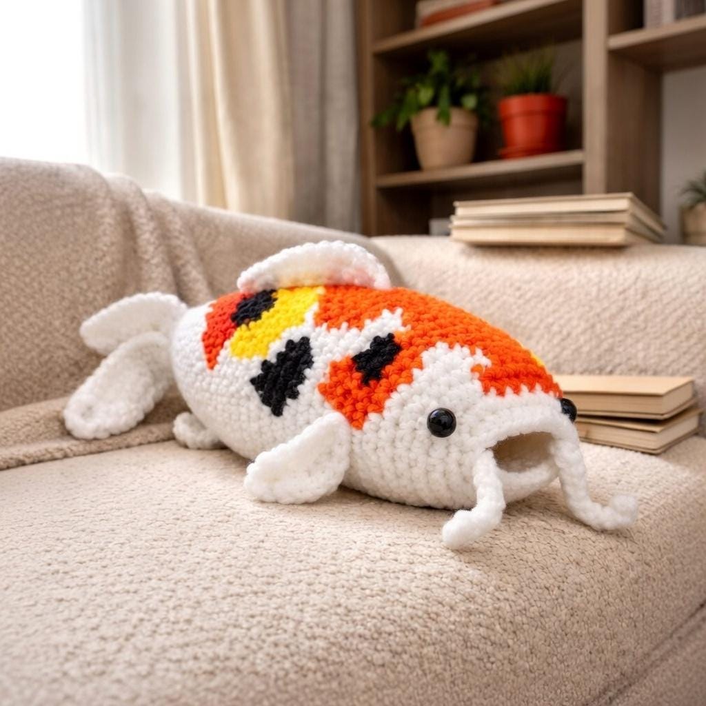 37 Japanese Crochet Patterns to Explore: Bags, Motifs, Amigurumi, and Lace 33 Japanese Koi Fish Crochet