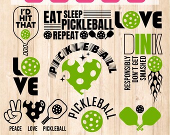 Pickleball Svg, Pickleball Lover Svg, Pickle Ball Svg Bundle, Pickleball Cricut, Sublimation, Svg files For Cricut, Laser Cutfile, Sports