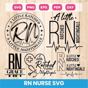 Grappige verpleegkundige Svg, RN Svg, verpleegkundige leven Svg, geregistreerd verpleegkundige Svg, verpleegkundige humor Svg, verpleegkunde Svg, medische Svg, sublimatie, Cricut, Png Eps Dxf