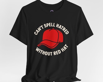 Camiseta contra el odio: Camiseta política progresista, ropa divertida sobre justicia social.