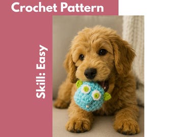 Crocheted Dog Toy Pattern: Stuffed Fetch Stick (PDF Pattern)