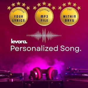 Create a Custom Song | Personalized Song | Custom Lyrics | Personalized Lyrics | Custom Music | Unique Music Gift | MP3 | Digital Download