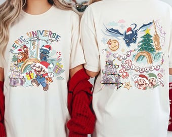 Epic Universe T-shirt, Universe Park Christmas Shirt, Orlando Park Epic Universe Xmas Tee, WDW Family Christmas Shirt, Xmas Party Sweatshirt