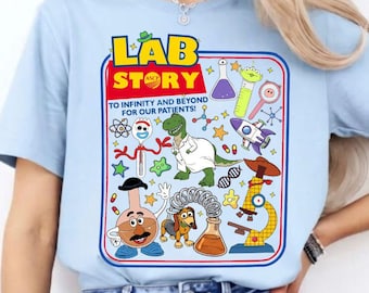 Toy Story Lab Week 2026 Shirt, Lab Story Medical Lab Science Top,Laboratory Gift, Lab Tech Team Tshirt, Back To School Matching Outfit