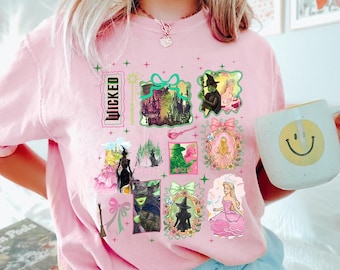 Retro Wicked Coquette Bow Shirt, Changed For Good Wicked Shirt, Wizard Musical Shirt, Defy Gravity Shirt, Retro Wicked Sweatshirt