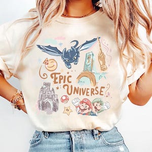 Epic Universe Shirt, Orlando Park Epic Universe Shirts, Coquette Bow Mario Baby Tee Crop Tank, How To Train Your Dragon Shirt, Magic Kingdom