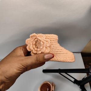 Baby booties Handmade booties Crochet baby shoes Crocheted sandals for girls Baby girl shoes Lace booties  booties for summer