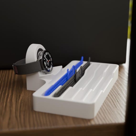 3D Printable Samsung Galaxy Watch Charging Dock Smartwatch Stand