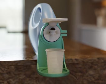 Portavasos de detergente imprimible en 3D: Bandeja antiderrames para jabón de ropa (descarga digital)