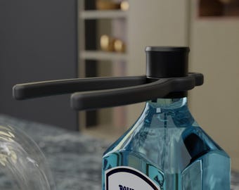 Abridor de botellas imprimible en 3D: herramienta de extracción de tapas de fácil agarre / Archivo STL digital