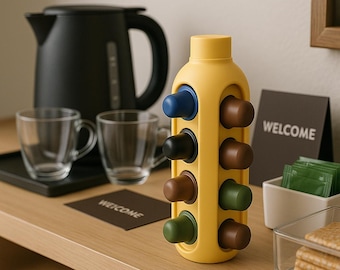 Coffee Pod Holder STL | 3D Print Nespresso Capsule Stand | Kitchen Organizer | Coffee Bar Storage