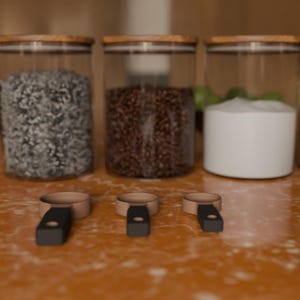 3D Printable Kitchen Measuring Spoon – Compact Digital Spoon for Daily Use – STL Download