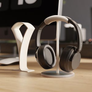 3D Printable Headphone Stand | Modern & Minimalist Design | Digital STL File