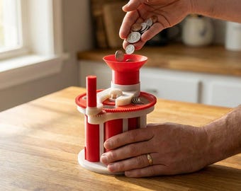 Coin Sorter STL File | 3D Printable Coin Sorting Bank | Kids Money Organizer | Educational Toy