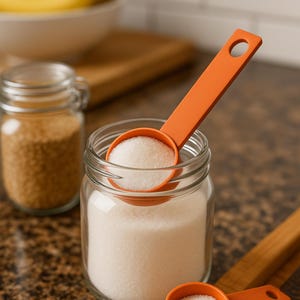 Measuring Spoon Set of 2 | 3D Print STL Kitchen Baking Tool | Eco-Friendly Digital Download&quot;