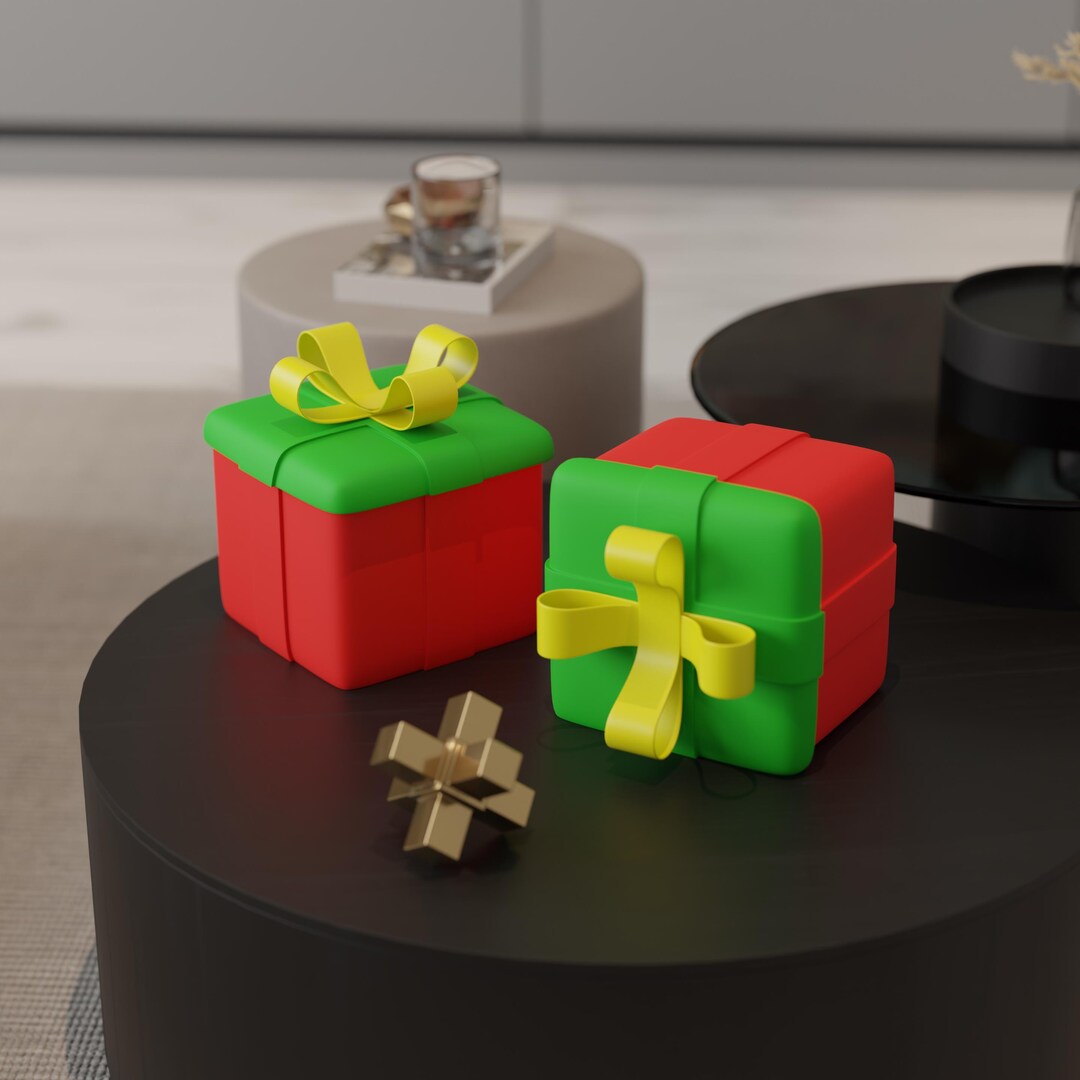 3D Printable Mini Gift Box STL File (instant Download) Etsy