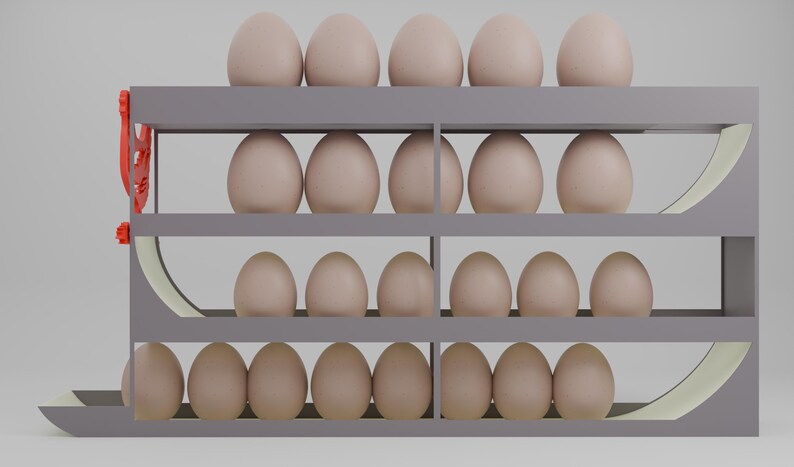 3D Printable Egg Dispenser STL File: Kitchen Organizer (digital ...