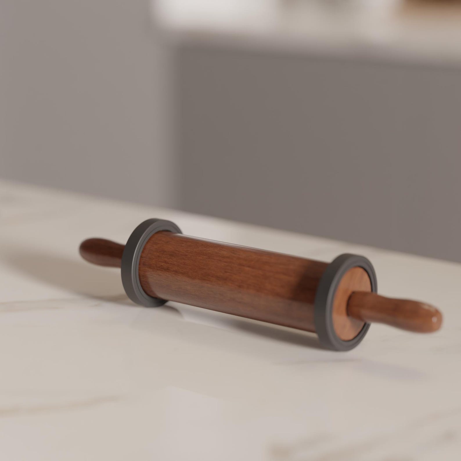 3D Printable Rolling Pin Rings STL – Dough Thickness Guides for Baking ...