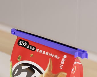 3D Printable Bag Sealing Clip – Reusable Food Storage Clip