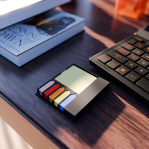 Modern 3D Print Sticky Note Holder | Office Desk Organizer