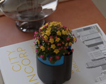 3D Printable Self Watering Plant Pot | Modern STL File (Digital Download)