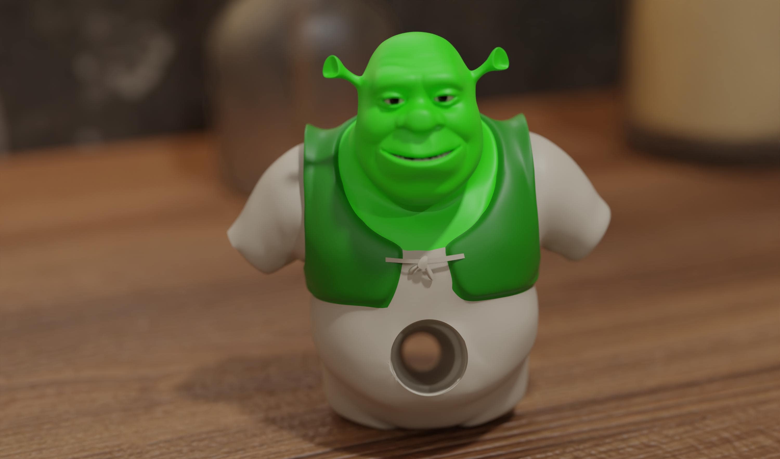 Shrek Toothpaste Topper STL File: Funny 3D Print Bathroom Decor ...