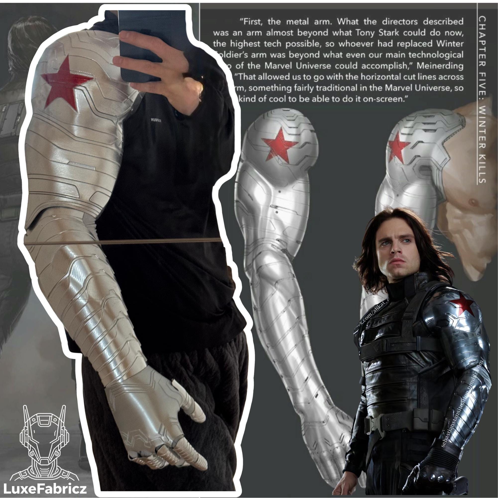 Captain America Winter Soldier Arm
