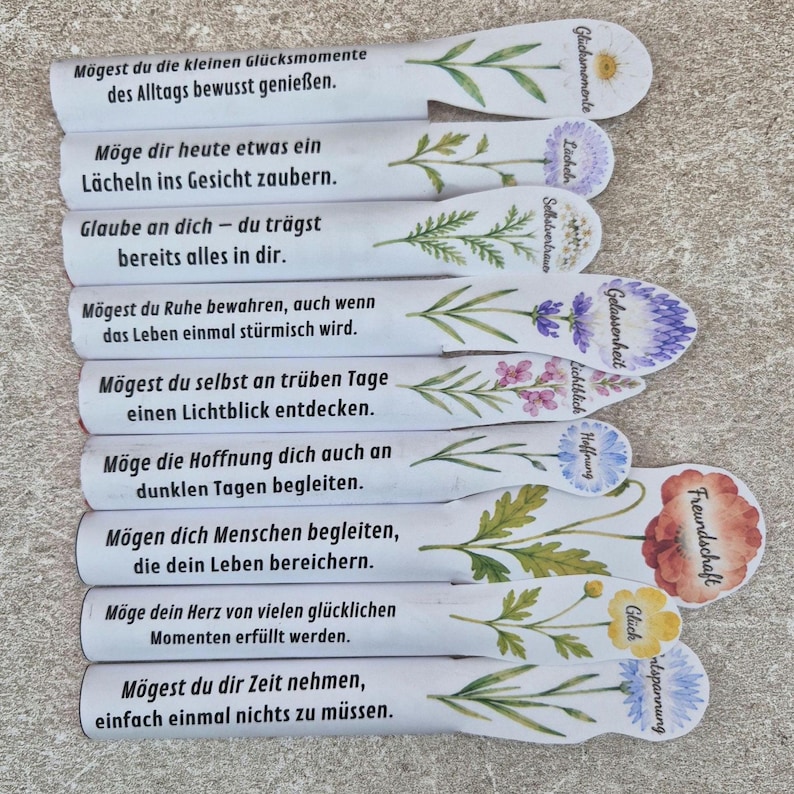 Duplo & Kinderriegel wrappers Take what you need Wildflowers Printable PDF DIY Gift Positive Messages + Blank image 4