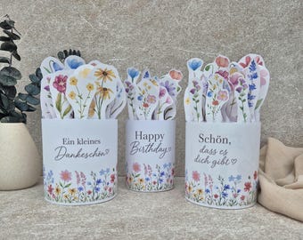 Duplo & Kinderriegel Wildflower Bouquet Small Gift Small Thank You Happy Birthday Duplo Wrappers Flower Bouquet DIY Gift