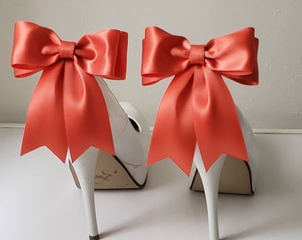 coral bridal shoes