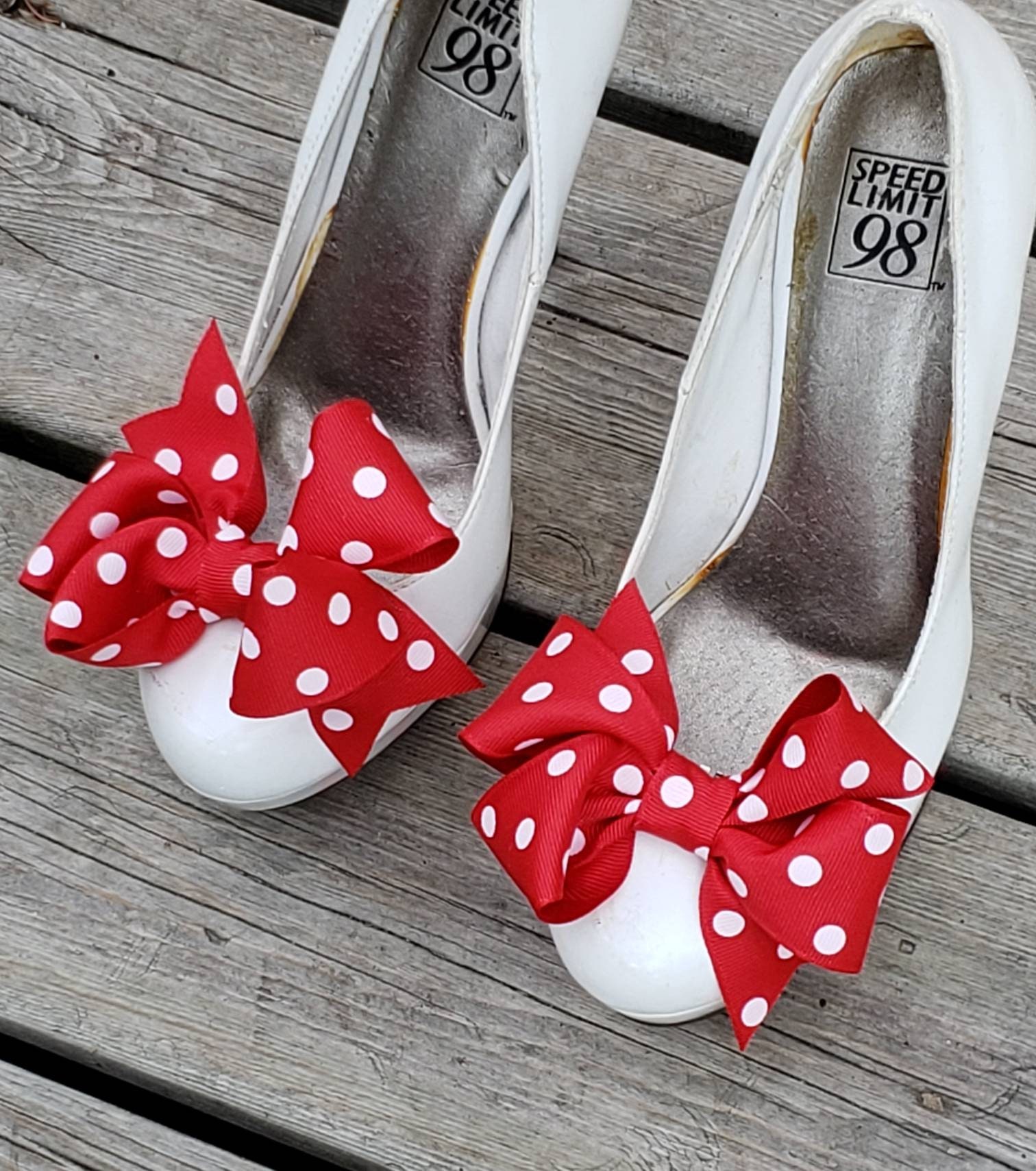 Polka Dot Clips de zapatos Clips de zapatos de boda Clips de Etsy